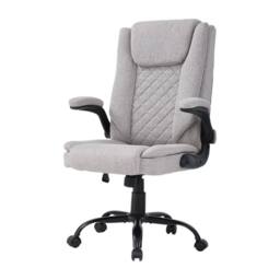 FLAVORA High Back Ergonomic Executive Office Chair in Grey - Size: 0.6m2 - thumbnail 1