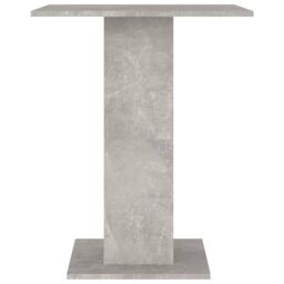 Berkfield Home Bistro Table Concrete Grey 60x60x75 cm Engineered Wood - Size: 60 x 60 x 75 cm - thumbnail 5