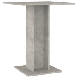 Berkfield Home Bistro Table Concrete Grey 60x60x75 cm Engineered Wood - Size: 60 x 60 x 75 cm - thumbnail 2