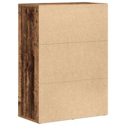 Berkfield Home Sideboard Old Wood 60x31x84 cm Engineered Wood in Brown - Size: 60 x 31 x 84 cm - thumbnail 4