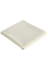 CHRISTY Pure Cotton Percale Flat Sheets in Beige - Size: Double Flat - thumbnail 1