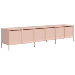 Berkfield Home TV Cabinet Pink 202x39x43.5 cm Cold-rolled Steel - thumbnail 7
