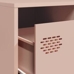 Berkfield Home TV Cabinet Pink 202x39x43.5 cm Cold-rolled Steel - thumbnail 9