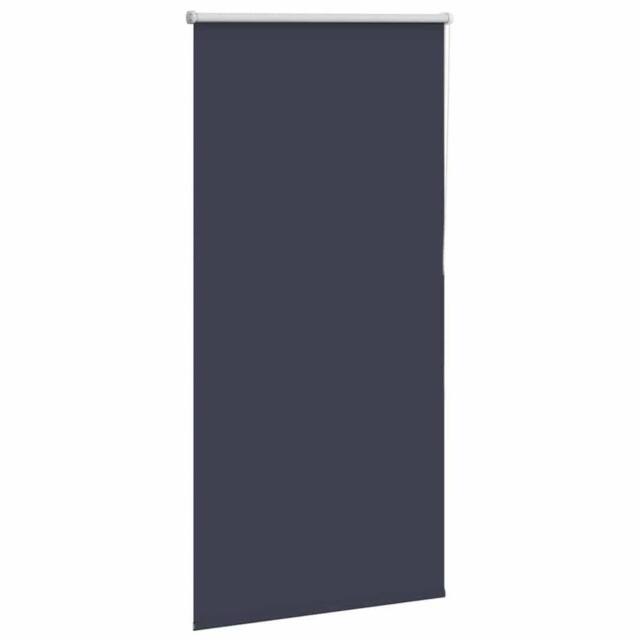 Berkfield Home Roller Blind Blackout Marine 85x175 cm Fabric Width 80.7 cm Polyester in Navy - image 1