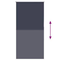 Berkfield Home Roller Blind Blackout Marine 85x175 cm Fabric Width 80.7 cm Polyester in Navy - thumbnail 5