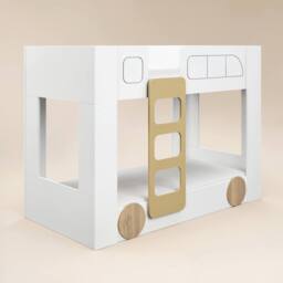 Flair Eloise Bus Bunk Bed White - Size: Single - thumbnail 4