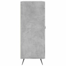 Berkfield Home Sideboard Concrete Grey 69.5x34x90 cm Engineered Wood - thumbnail 7
