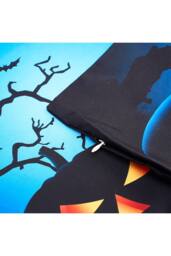 Living and Home 2Pcs Halloween Pumpkin & Haunted House Printed Throw Pillow - Size: 45 cm x 45 cm - thumbnail 5