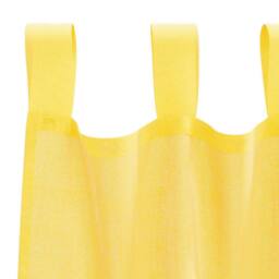 Berkfield Home Voile Curtains with Loops 2 pcs Yellow 140x225 cm - thumbnail 5