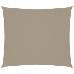 Berkfield Home Sunshade Sail Oxford Fabric Rectangular 2.5x3 m Taupe - thumbnail 3