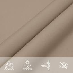 Berkfield Home Sunshade Sail Oxford Fabric Rectangular 2.5x3 m Taupe - thumbnail 8
