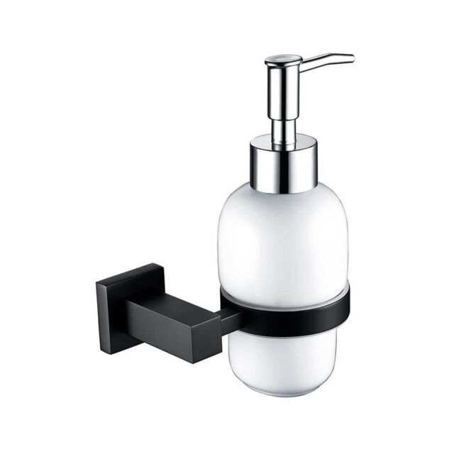 Nes Home Soap Square Dispenser Matte Black - image 1