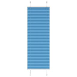 Berkfield Home Pleated Blind Blue 45x100 cm Fabric Width 44.4 cm Polyester