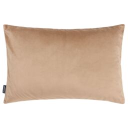 Paoletti Lexington Geometric Velvet Cushion in Taupe - Size: 40 cm x 60 cm - thumbnail 2