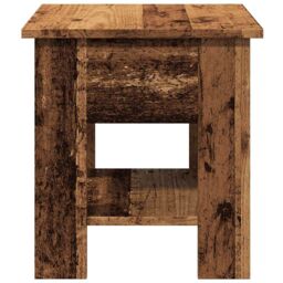 Berkfield Home Coffee Table Old Wood 40x40x42 cm Engineered Wood in Brown - Size: 40 x 40 x 42 cm - thumbnail 5