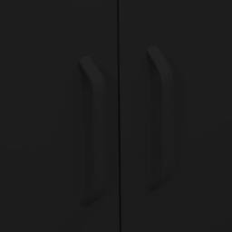 Berkfield Home Storage Cabinet Black 80x35x101.5 cm Steel - thumbnail 9
