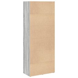 Berkfield Home Bookcase Grey Sonoma 60x30x152 cm Engineered Wood - Size: 60 x 30 x 152 cm - thumbnail 6