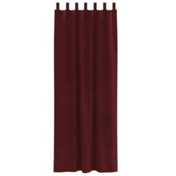 Berkfield Home Blackout Curtains with Hanging Loops 2 pcs Wine Red Velvet - thumbnail 5