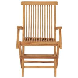 Berkfield Home Durable Garden Chairs 8 pcs Solid Teak Wood in Brown - thumbnail 1