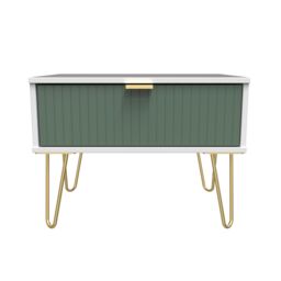 Bexley 1 Drawer Wide Side Table (Ready Assembled)