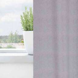 Berkfield Home Modern Curtains with Curtains 2 pcs Metal grey 245 x 140 cm Polyester in Light Grey