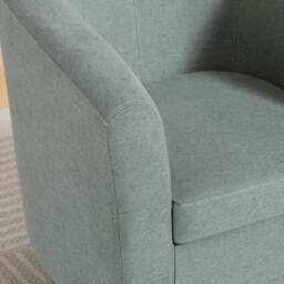 Artemis Home Beulah Fabric Accent Chair in Duck Egg Blue - Size: 1 Pack - thumbnail 4