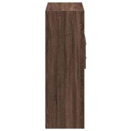 Berkfield Home Highboard Brown Oak 80x42.5x124 cm Engineered Wood - thumbnail 5