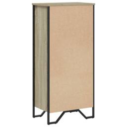 Berkfield Home Bookcase Sonoma Oak 50x31x106 cm Engineered Wood in Light Oak - Size: 50 x 31 x 106 cm - thumbnail 6