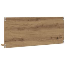 Berkfield Home Bathroom Mirror - Handmade Oak, 90x10.5x37 cm, Made from Engineered Wood in Brown - Size: 90x10.5x37 cm - thumbnail 5