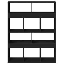 Berkfield Home Room Divider Black 100x33x125.5 cm Engineered Wood - thumbnail 4