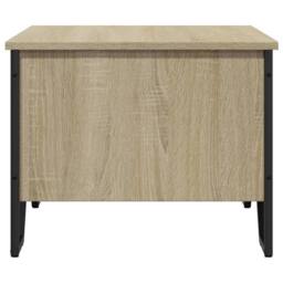 Berkfield Home Coffee Table Sonoma Oak 75x51x40 cm Engineered Wood in Light Tan - Size: 75 x 51 x 40 cm - thumbnail 6