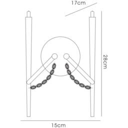 Netlighting Zest Wall Lamp 2 Light G4 Polished ChromeCrystal NOT LEDCFL Compatible in Grey - thumbnail 3