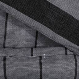 Berkfield Home Elegant Duvet Cover Set Dark Grey 260x220 cm Cotton - thumbnail 4