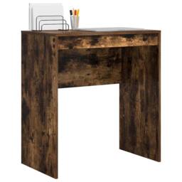 Berkfield Home Smoked Oak Writing Desk Smoked Oak MDF 70 x 40 x 76 cm Durable in Brown - thumbnail 3