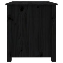 Berkfield Home Coffee Table Black 71x49x55 cm Solid Wood Pine - Size: 71 x 49 x 55 cm - thumbnail 8