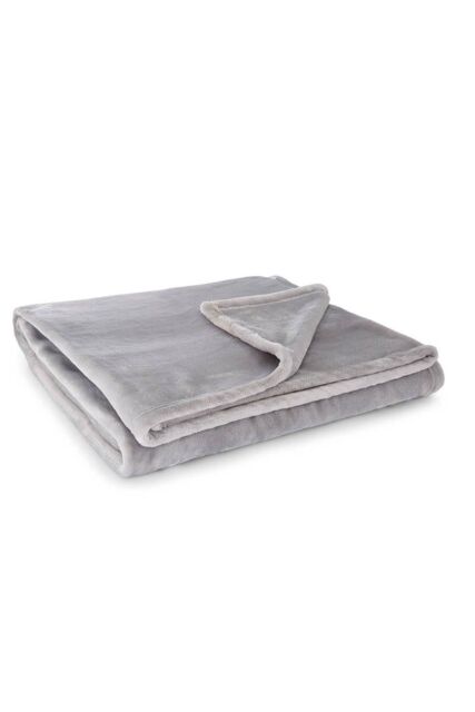 Martex Blanket Collection Martex Sheared Mink Blanket Cool Grey - Size: 150 cm x 200 cm - image 1