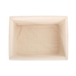 Red Hamper Wicker White Lined Storage Basket - Size: XL - thumbnail 2