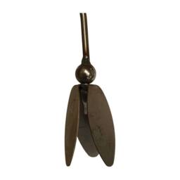Poppyforge Closed Snowdrop Garden Art (Pack of 3) - Steel - W6 x H100 cm in Black - thumbnail 4