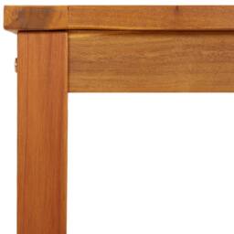 Berkfield Home Garden Bench 110x35x45 cm Solid Wood Acacia in Brown - Size: 110 x 35 x 45 cm - thumbnail 6