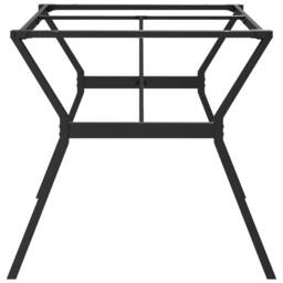 Berkfield Home Durable Dining Table Legs Y-Frame 160x80x73 cm Steel in Black - Size: 160 x 80 x 73 cm - thumbnail 5