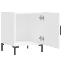 Berkfield Home Bedside Cabinets 2 pcs White 40x40x50 cm Engineered Wood - Size: 40 x 40 x 50 cm - thumbnail 6