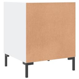 Berkfield Home Bedside Cabinets 2 pcs White 40x40x50 cm Engineered Wood - Size: 40 x 40 x 50 cm - thumbnail 8