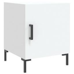 Berkfield Home Bedside Cabinets 2 pcs White 40x40x50 cm Engineered Wood - Size: 40 x 40 x 50 cm - thumbnail 3