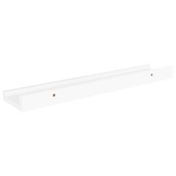 Berkfield Home Wall Shelves 4 pcs White 40x9x3 cm - Size: 40 x 9 x 3 cm - thumbnail 6