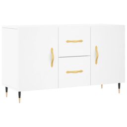 Berkfield Home Sideboard White 100x36x60 cm Engineered Wood - Size: 100 x 36 x 60 cm - thumbnail 2