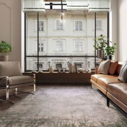The Rug Shop UK Green Modern Abstract Luxurious Easy To Clean Latex Back Area Rug - Size: 240 cm x 340 cm - thumbnail 1