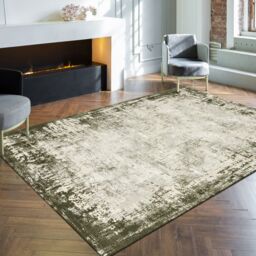 The Rug Shop UK Green Modern Abstract Luxurious Easy To Clean Latex Back Area Rug - Size: 240 cm x 340 cm - thumbnail 2