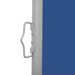 Berkfield Home Patio Retractable Side Awning 140x600 cm Blue - thumbnail 5