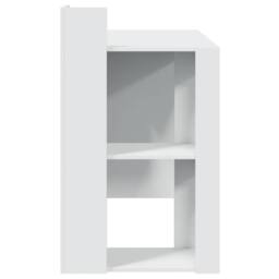 Berkfield Home Office Desk White 103.5x56.5x94 cm Engineered Wood - thumbnail 5