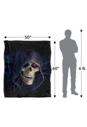 JQ Licensing Royce Mcclure Grim Reaper Silky Touch Super Soft Throw Blanket 152 X 127 cm in White - thumbnail 5